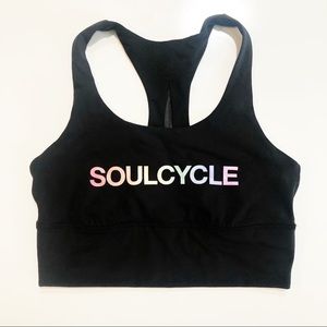 Lululemon x Soulcycle Rainbow Black Invigorate Bra